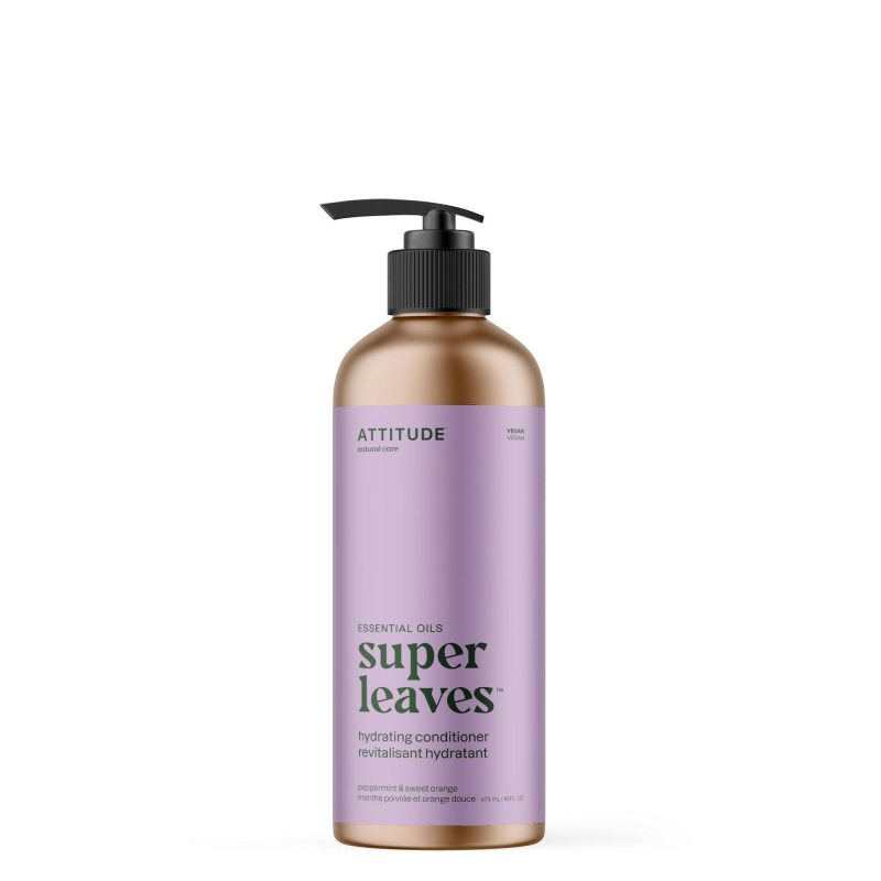 ATTITUDE Super Leaves Essential oil conditioner hydrating peppermint sweet orange 19114 en main 16 FL OZ 64fc5aa7 afbe 42b3 a864 f34e38901c20