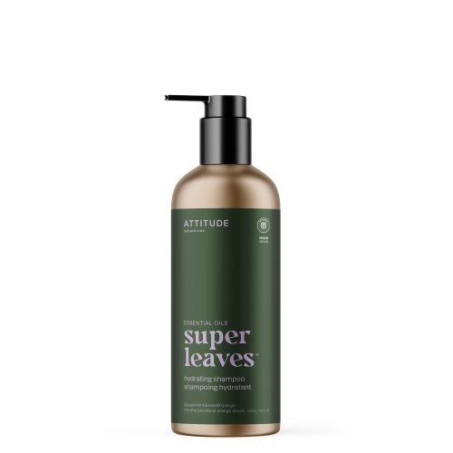 Super Leaves Hydrating Shampoo - Peppermint & Sweet Orange - Free Living Co