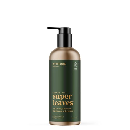 ATTITUDE Super Leaves Essential oil shampoo volumizing petitgrain jasmine 19101 en main 473mL 2 a07170b5 0ead 48e6 a5eb cf79d23083a8