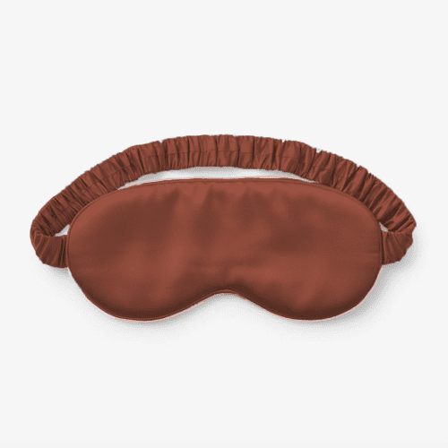 Eucalypso SIlk Eye Mask Terracotta