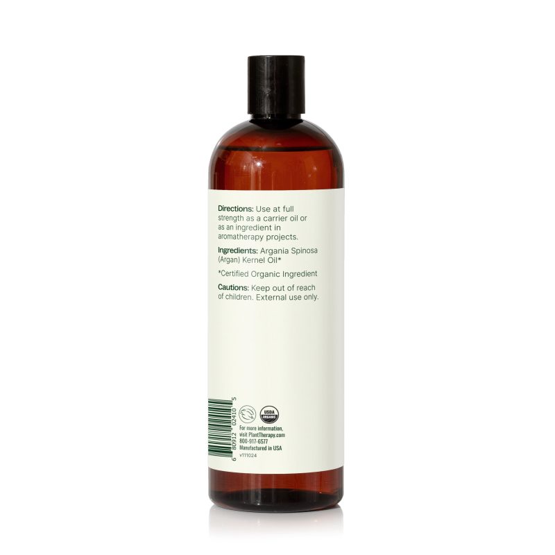 Organic Argan Carrier Oil 16oz Back