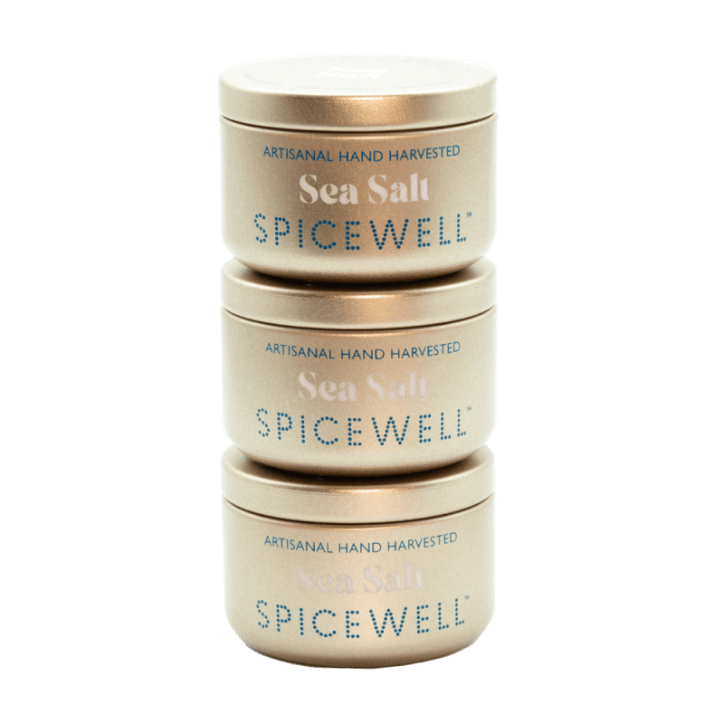 Spicewell Product Spicewell Sea Salt Anniversary Limited Edition Fair Trade Single Origin Hand Harvested Lifestyle Stack ad8192f7 c032 48a6 accf 46c0101dd501