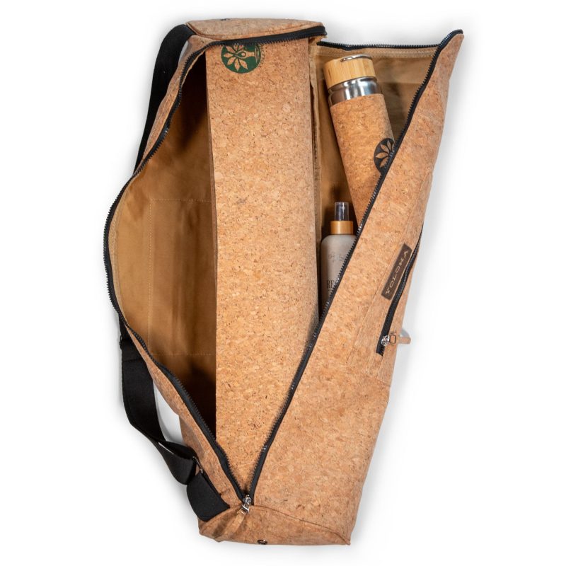 cork yoga mat bag vertical