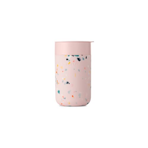 Ceramic + Silicone Reusable Coffee Mug - Free Living Co