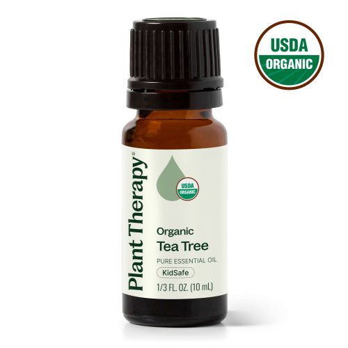 organic tea tree 10ml front badge